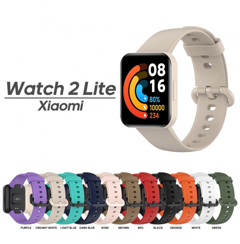 Correa de silicona para Xiaomi Mi Watch 2 3 Lite Mi poco, pulsera activa  para Redmi Watch 2 Lite 3 lite