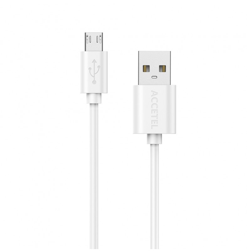 CU1605 Cable Datos 2.1A - Micro USB Blanco (1M)