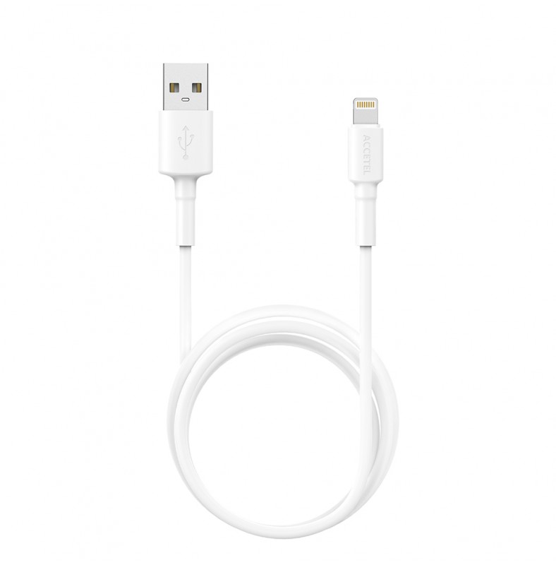 CU2183 Cable Datos TPE 2.4A - iPhone 11/12/13 (1M) Blanco